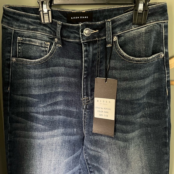 Brand new with tags Risen flare jeans 7/28 - Picture 2 of 4